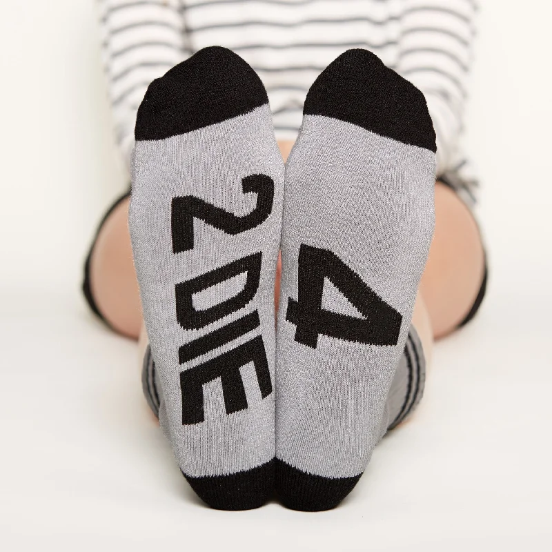 Custom logo crew socks for branding-2 Die 4 Socks