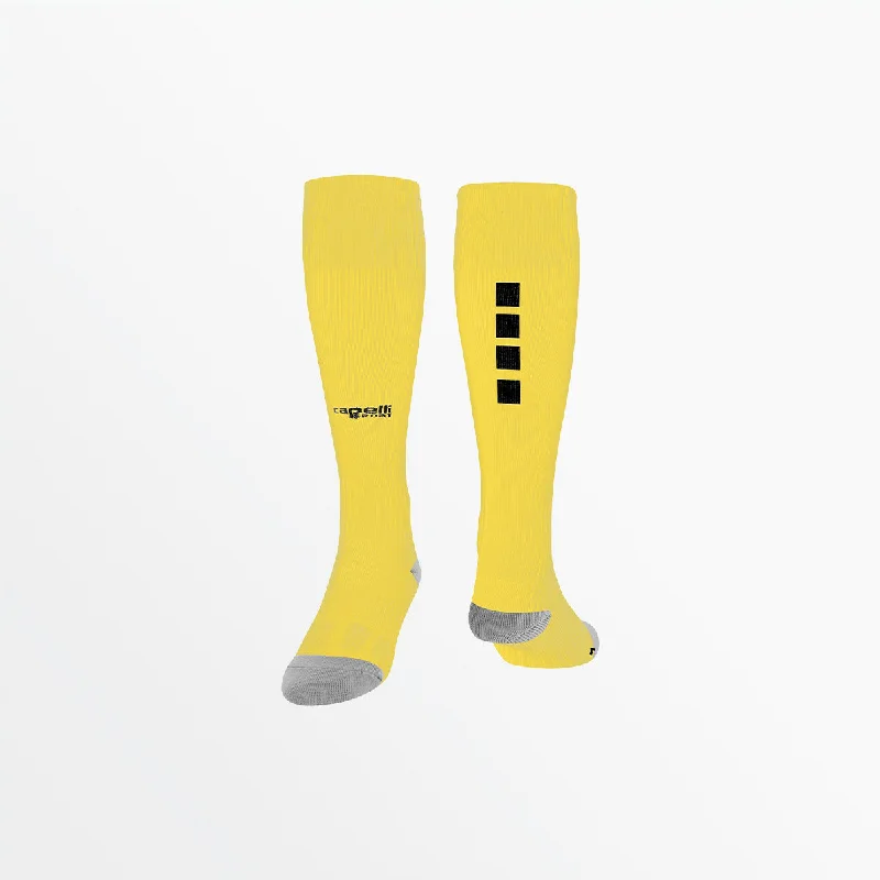 Custom logo crew socks for branding-4-CUBE MATCH SOCKS