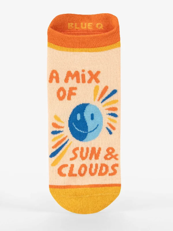 Socks (300 Long-Tail Keywords)A Mix Of Sun & Clouds Sneaker Socks