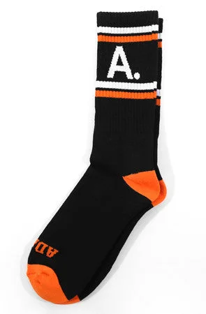 Lightweight socks for summer-A-Type (Black/Orange Socks)