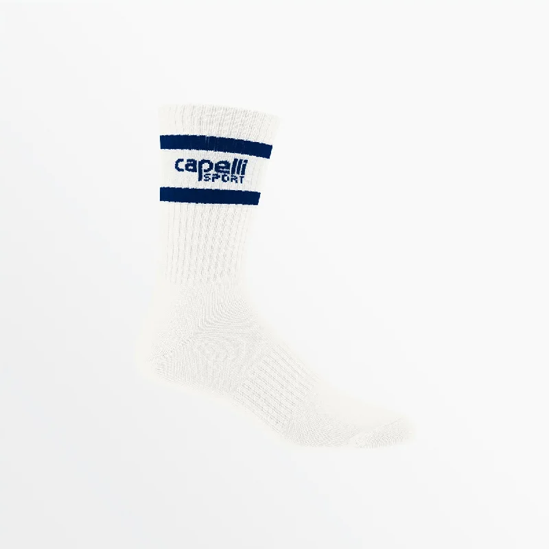 Custom logo crew socks for teams-ADULT CS BASICS TUBE CREW SOCK