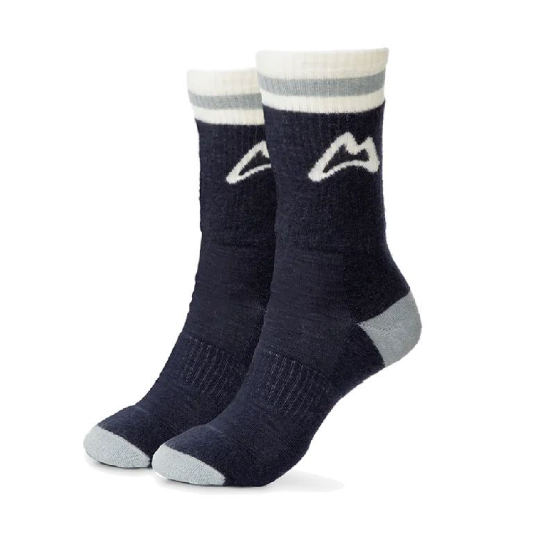 Rustic knitted crew socks for texture-AllTrails Heavyweight Crew Trail Sock - Navy