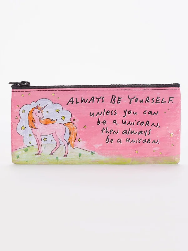 Modern striped ankle socks for chic-Always Be Yourself Unless You Can Be A Unicorn Pencil Case