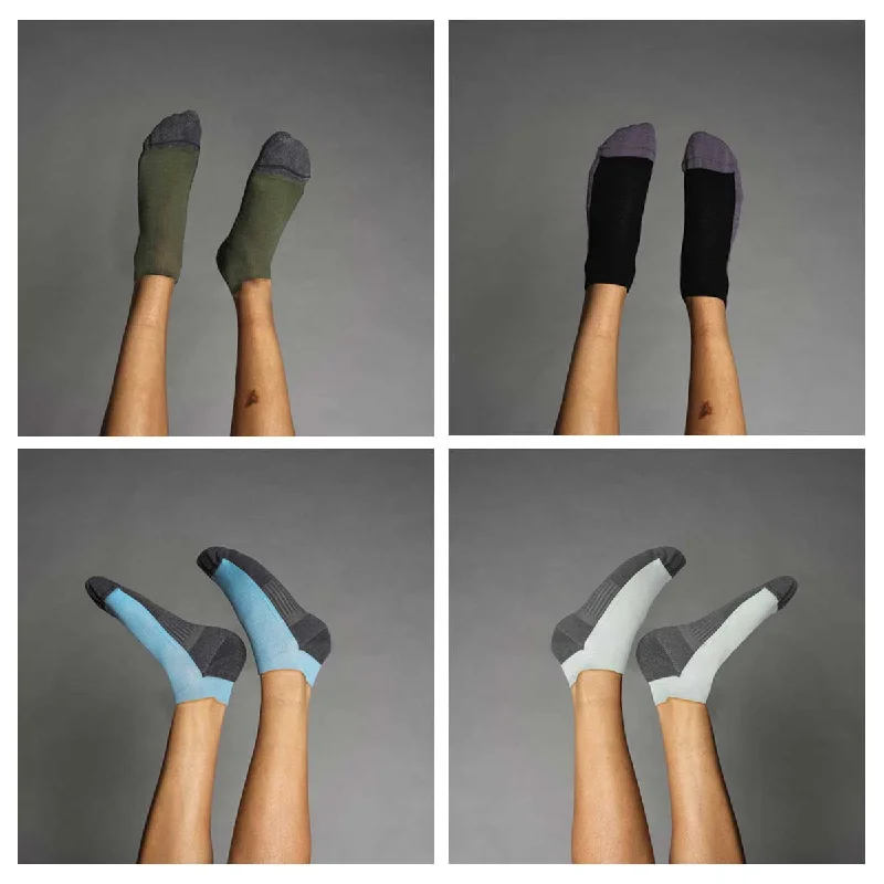 Lightweight cotton crew socks for sneakers-Ankle Sock Bundle