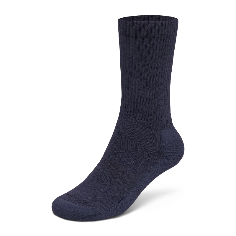 Patterned socks for office fashion-Anytime Crew Sock - Deep Navy