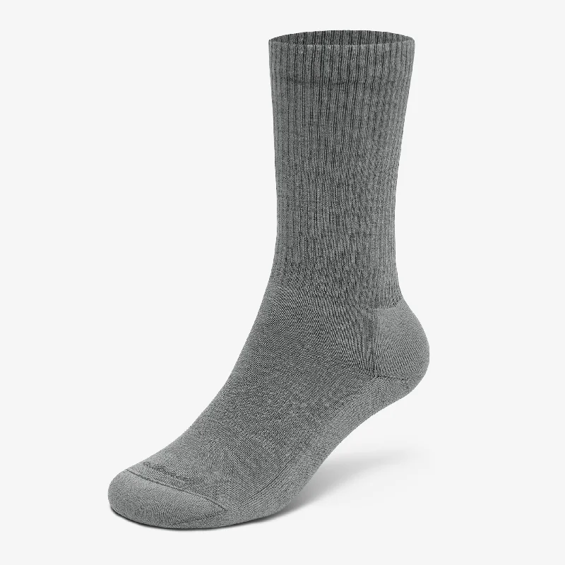 Colorful socks for bold fashion-Anytime Crew Sock - Medium Grey