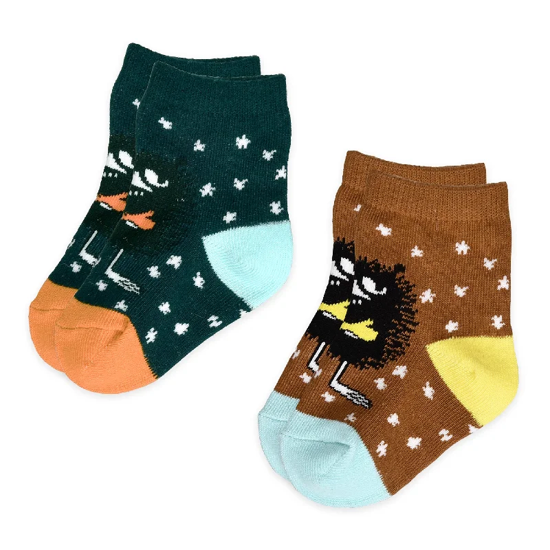 Bright crew socks for bold style-Baby Double Pack Socks - Stinky