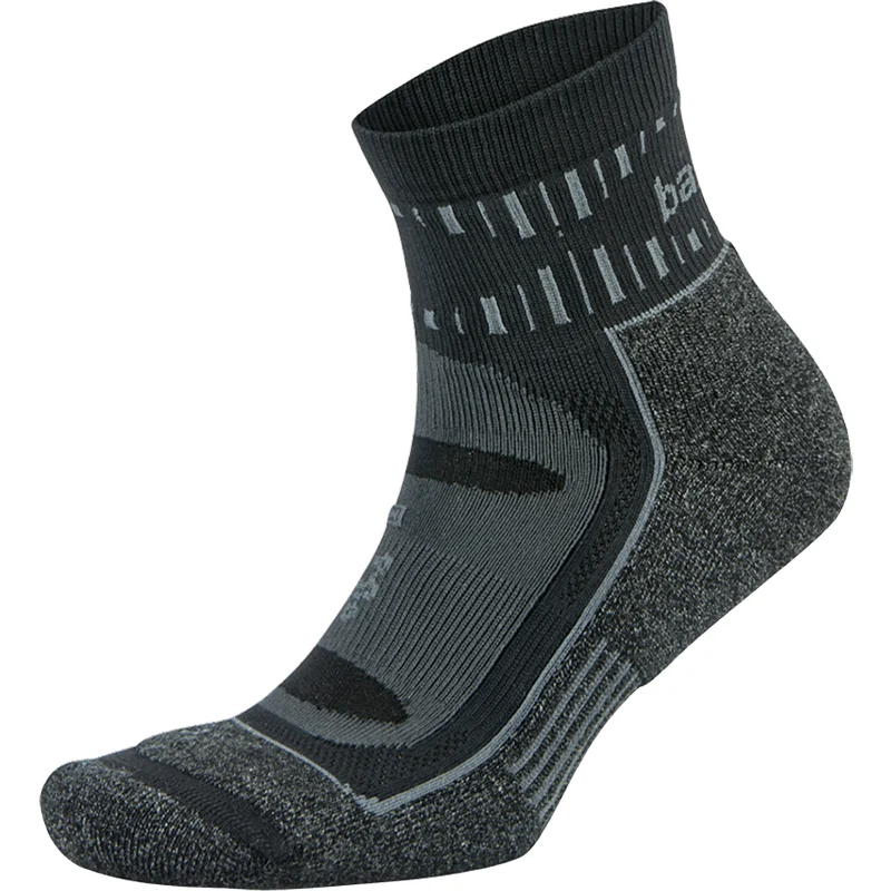 Funny crew socks for quirky style-Balega Blister Resist Quarter Socks