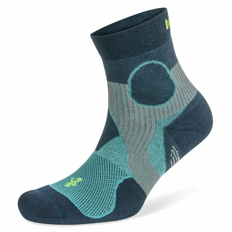 Plush socks for lounging-Balega Support Quarter Socks