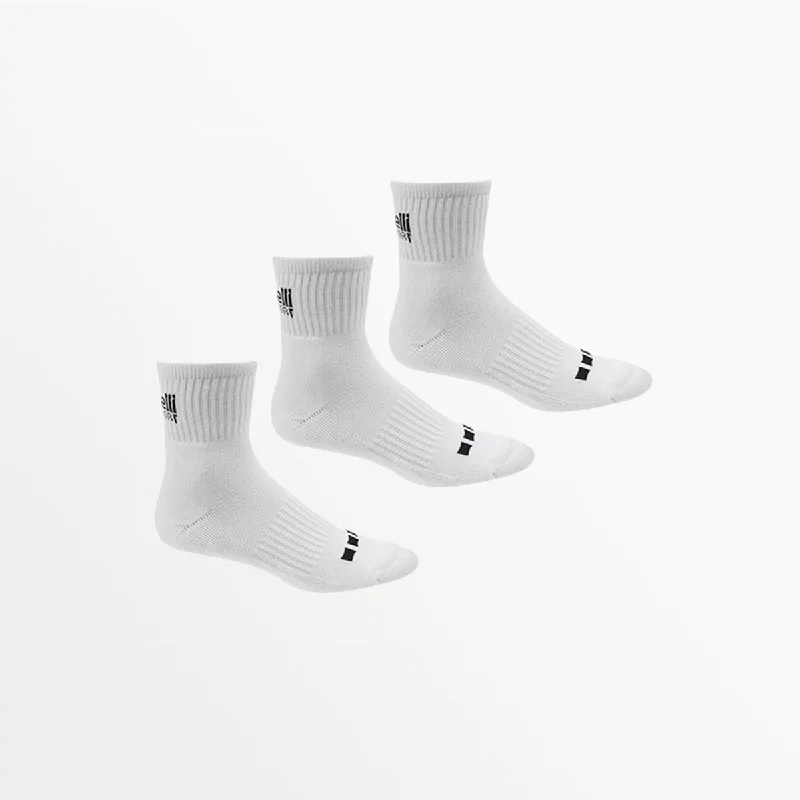 Luxury merino ankle socks for premium-BASICS CS-COOL CUSHIONED QUARTER TOP SOCKS