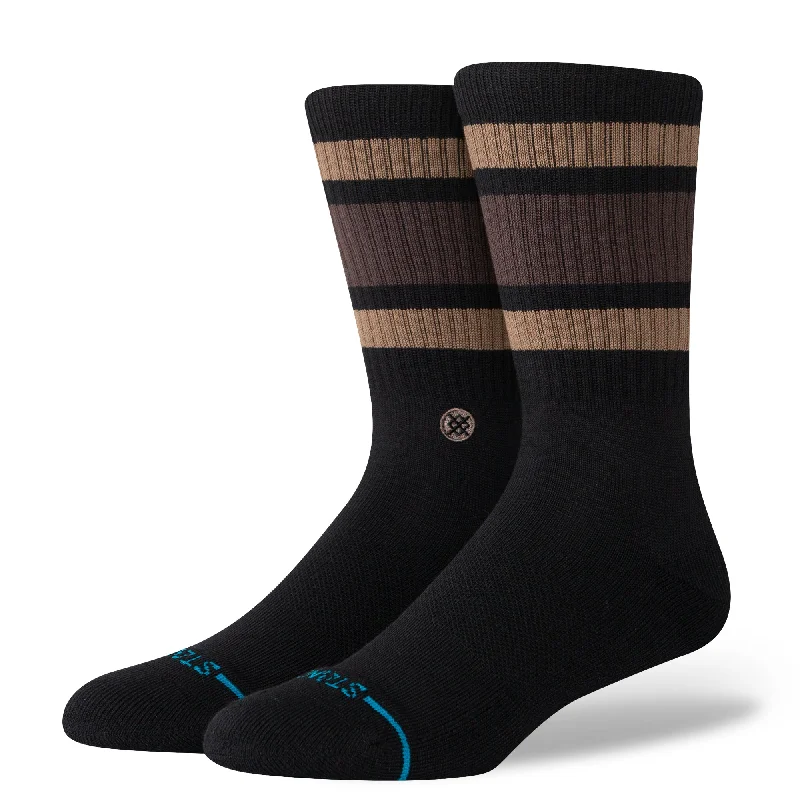 Vintage striped ankle socks for nostalgia-BOYD CREW SOCK