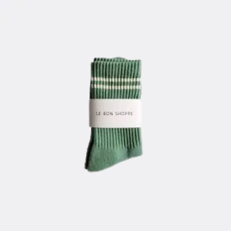 Minimalist black socks for versatility-Boyfriend Socks (Meadow)