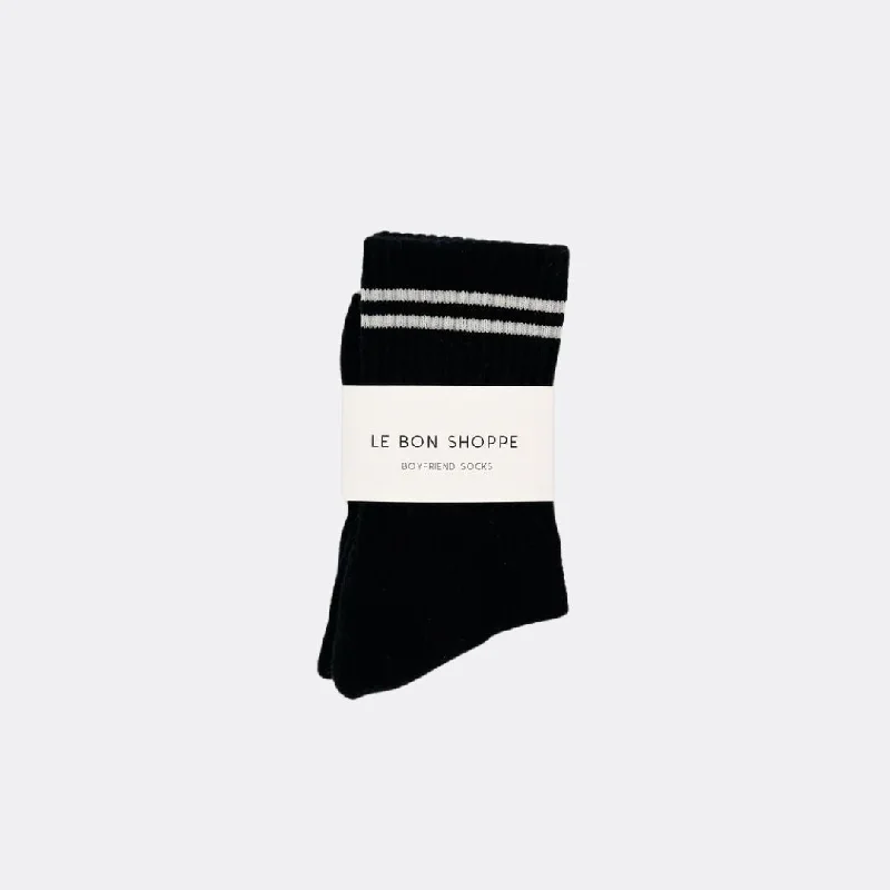 Small novelty socks for fun style-Boyfriend Socks (Noir)