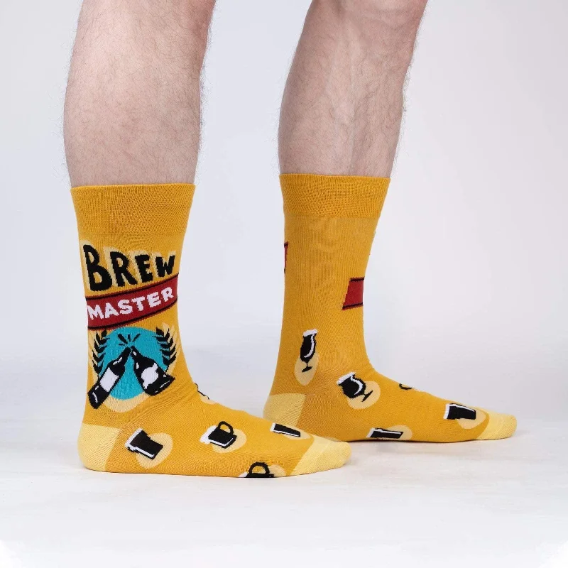 Thin dress ankle socks for suits-Brew Master | Men's Crew