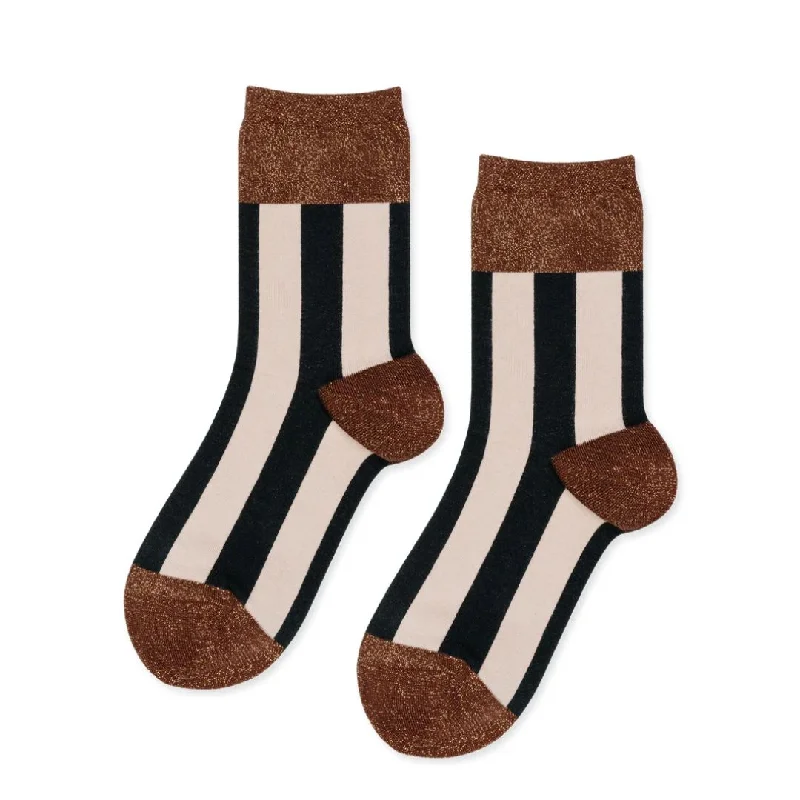 Luxury cashmere crew socks for elegance-Buro Crew (Rust)