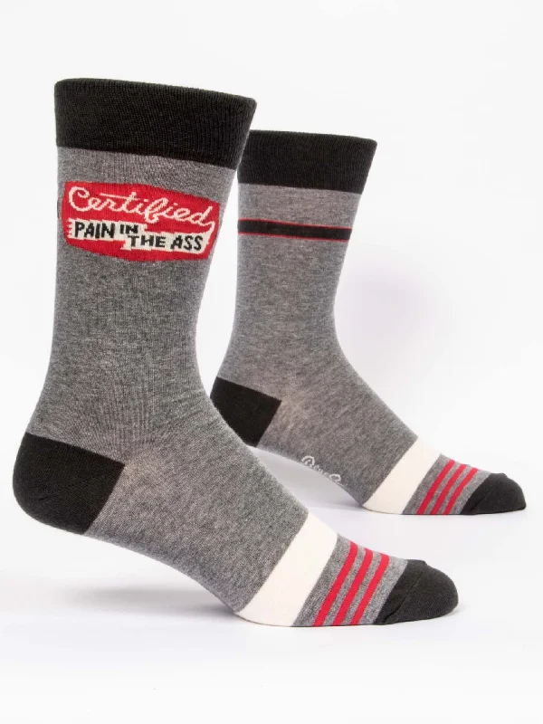 Thick hiking crew socks for durability-Certified Pain In The Ass M-Crew Socks