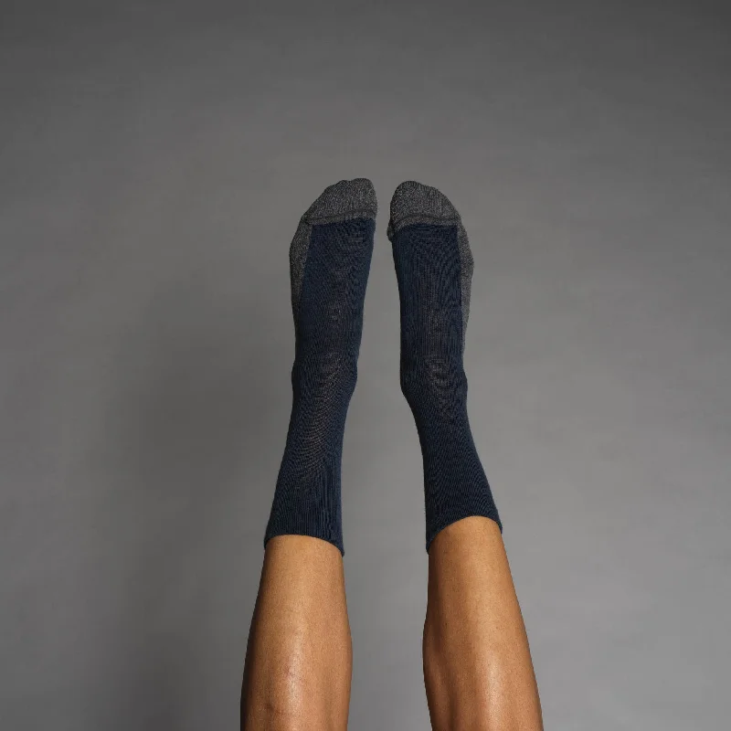 Fuzzy crew socks for cozy nights-Signature Merino Socks