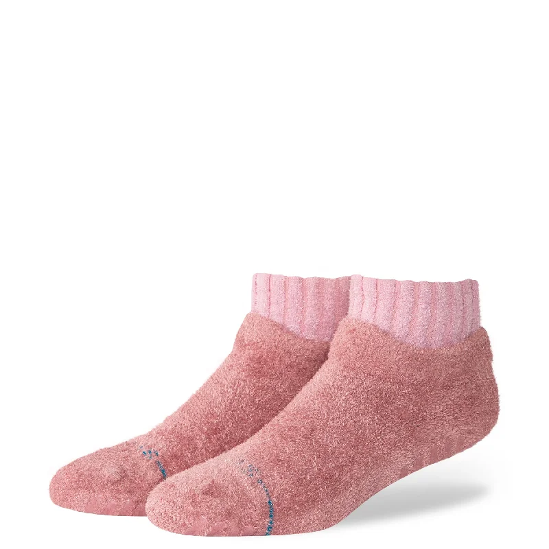 Non-slip socks for yoga-COSY SLIPPER QUARTER SOCK