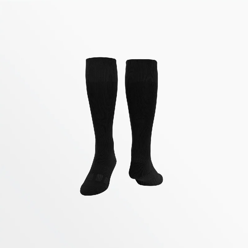 Fuzzy crew socks for cozy nights-NCAA CS REFEREE SOCCER SOCK