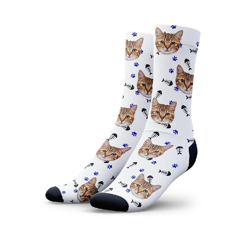 Long running ankle socks for marathon-Custom CatSocks