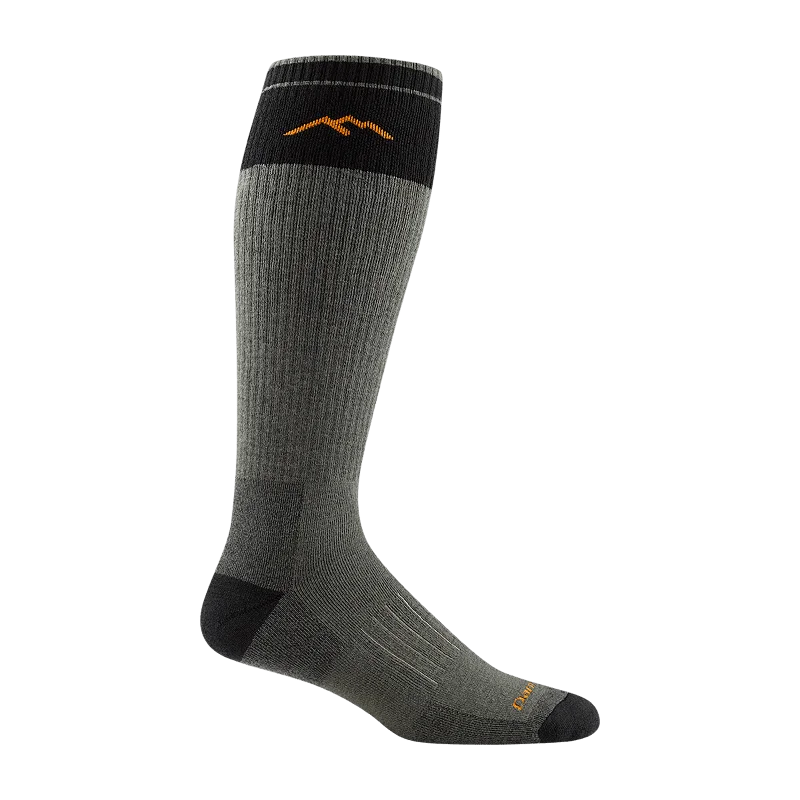 Breathable wool ankle socks for hiking-Darn Tough Mens Hunting Over-the-Calf Heavyweight Socks