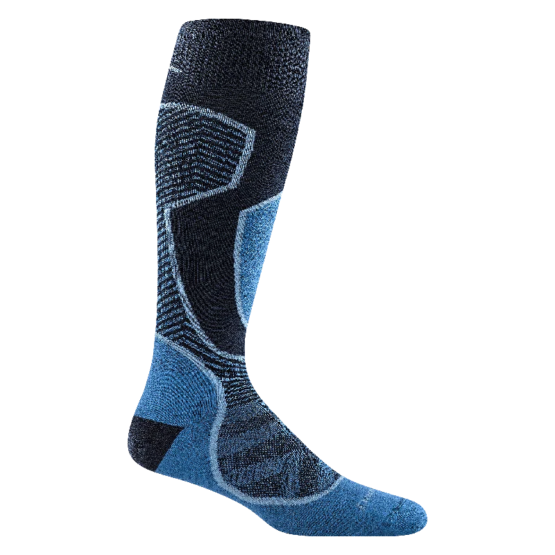 Long running socks for marathon-Darn Tough Mens Outer Limits Over-The-Calf Lightweight Ski & Snowboard Socks