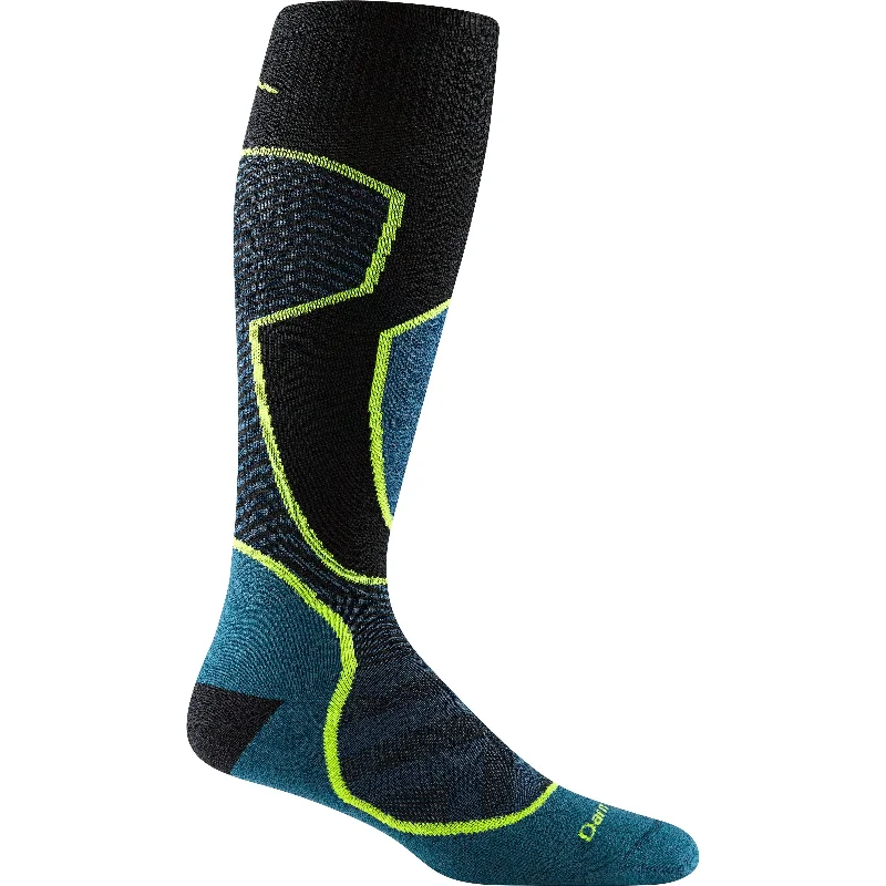 Custom embroidered socks for gift-Darn Tough Mens Outer Limits Over-The-Calf Lightweight Ski & Snowboard Socks - Clearance