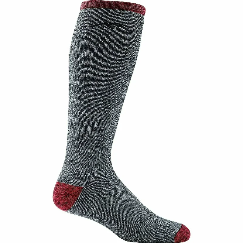 Vintage floral crew socks for preppy-Darn Tough Mens Mountaineering Over-the-Calf Heavyweight Hiking Socks