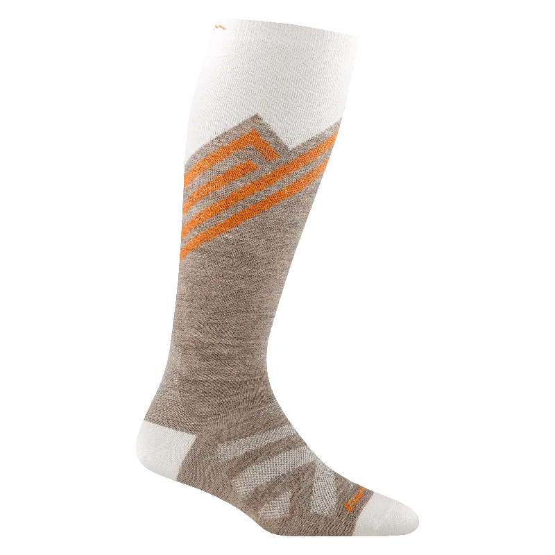 Long compression crew socks for travel-Darn Tough Womens Peaks Over-The-Calf Ultra-Lightweight Ski & Snowboard Socks