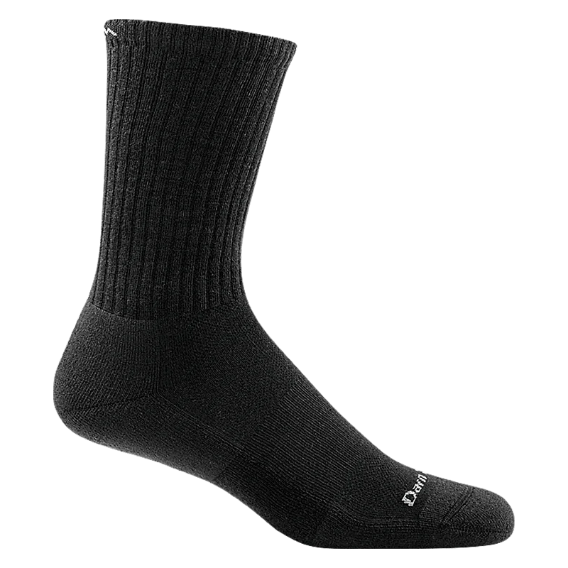 Modern striped crew socks for casual-Darn Tough Mens The Standard Crew Lightweight Lifestyle Socks