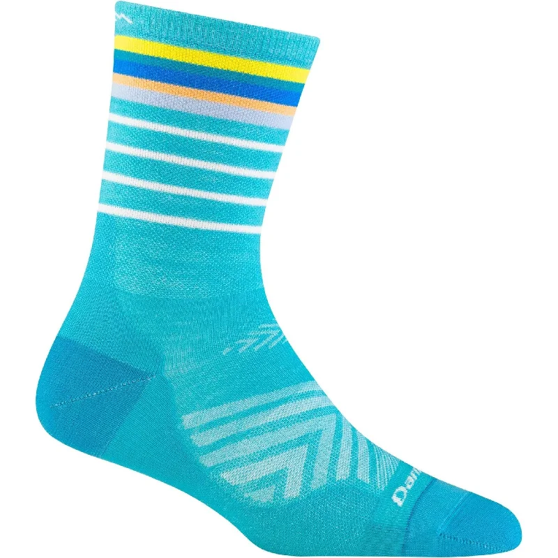 Small striped crew socks for kids-Darn Tough Womens Stride Micro Crew Ultra-Lightweight Running Socks