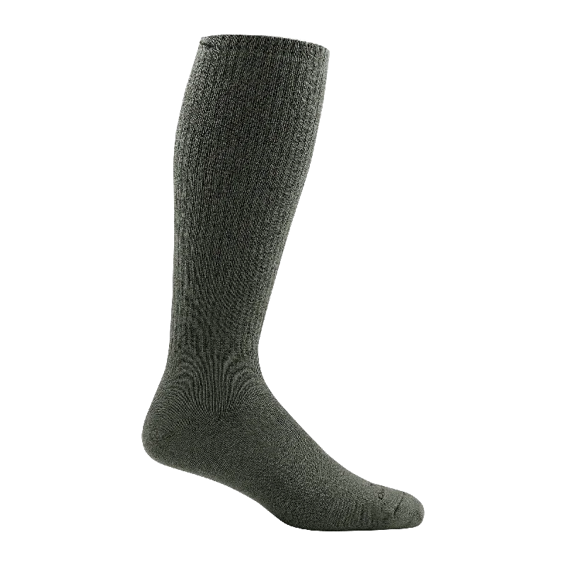 Long compression crew socks for health-Darn Tough Over-the-Calf Heavyweight Tactical Socks with Full Cushion