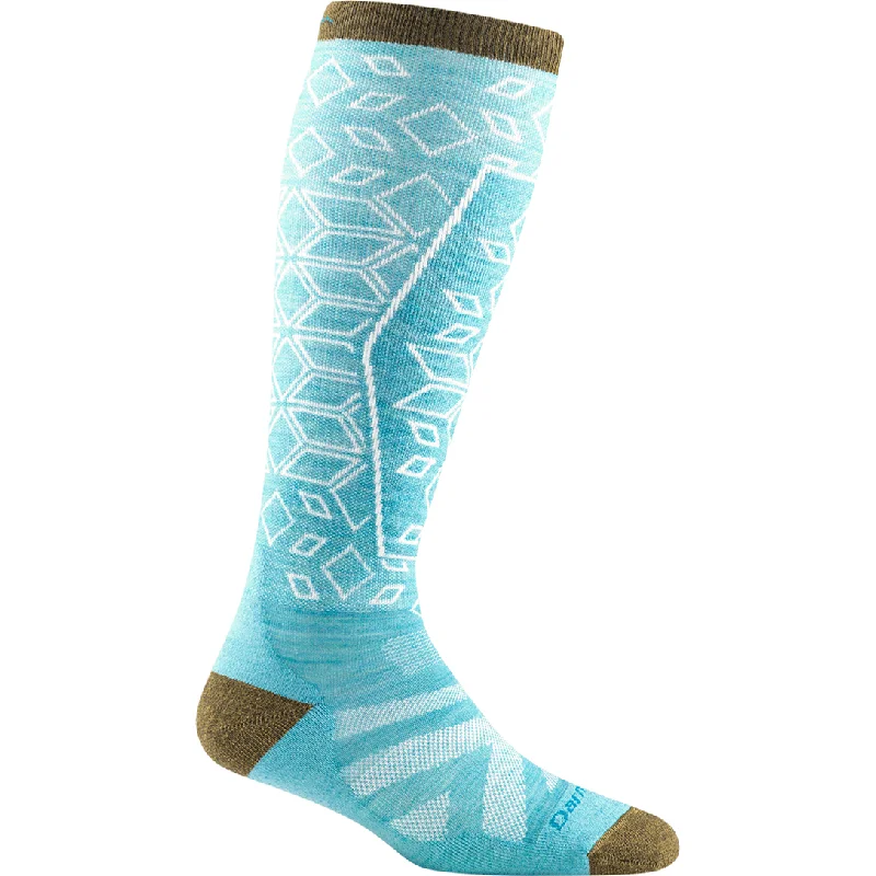 Handmade cotton socks for everyday wear-Darn Tough Womens Traverse Over-the-Calf Lightweight Ski & Snowboard Socks