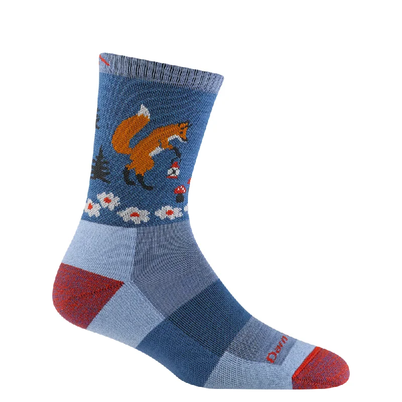 Thick thermal socks for cold weather-Darn Tough Women's Critter Club Micro Crew Lightweight Hiking Sock in Vapor