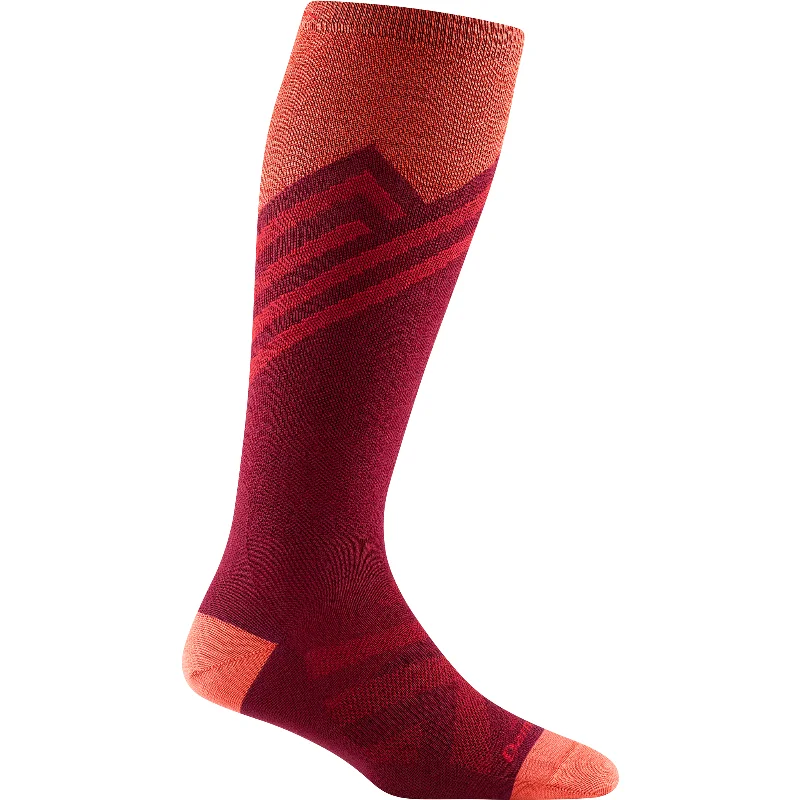 Organic cotton crew socks for green-Darn Tough Womens Peaks Over-The-Calf Ultra-Lightweight w/Padded Shin Ski & Snowboard Socks - Clearance