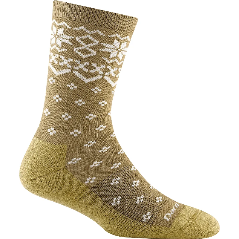 Large wool crew socks for cold-Darn Tough Womens Shetland Crew Lightweight Lifestyle Socks - Clearance