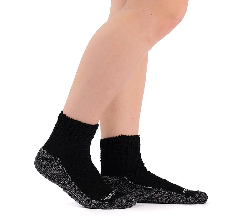 Rustic wool socks for cabin wear-Doc Ortho Casual Comfort Diabetic 1/4 Crew Socks