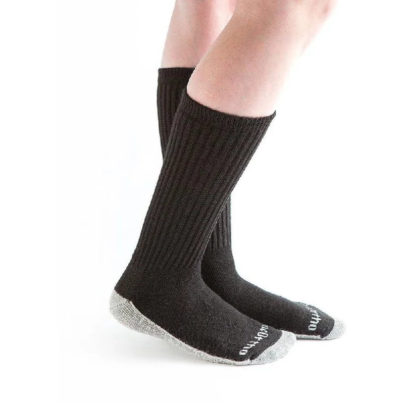 Small novelty ankle socks for fun-Doc Ortho Ultra Soft Silver Diabetic Crew Socks, 2 Pairs