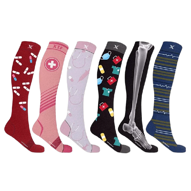 Vintage wool ankle socks for nostalgia-Doctor Essentials Socks (6-Pairs)