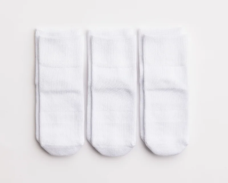 Luxury silk crew socks for luxury-Dove Collection