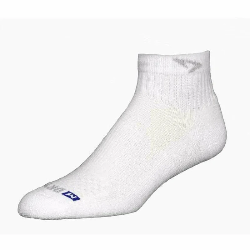 Fuzzy ankle socks for lounging-Drymax Golf Quarter Crew Socks