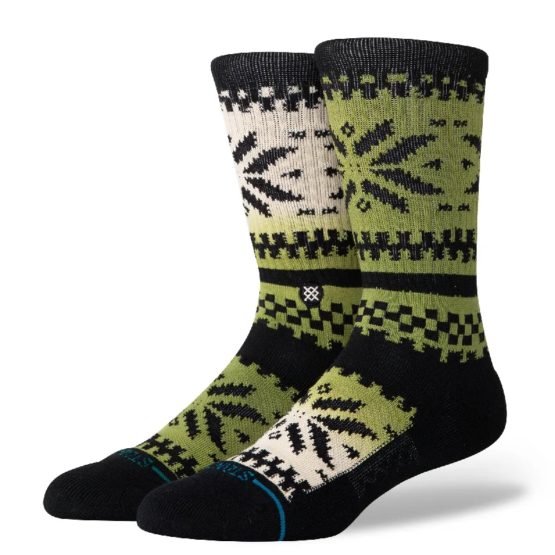 Modern striped socks for casual-EUREKA CREW SOCK