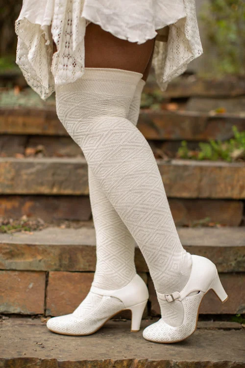 Thick winter ankle socks for insulation-Organic Faceted Extraordinary Thigh High