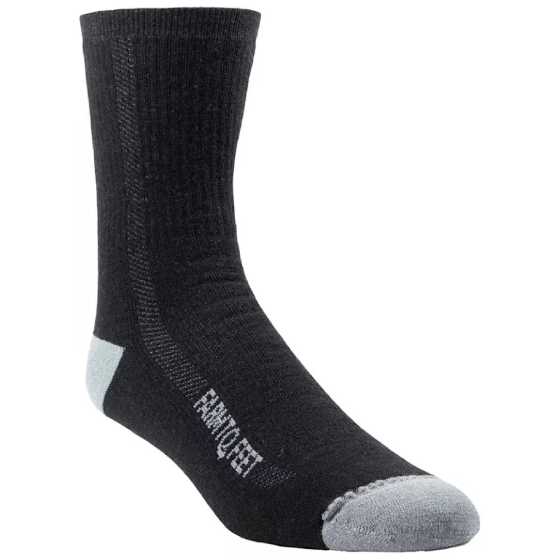 Minimalist white socks for gym-Farm to Feet Denver Trail 3/4 Crew Socks