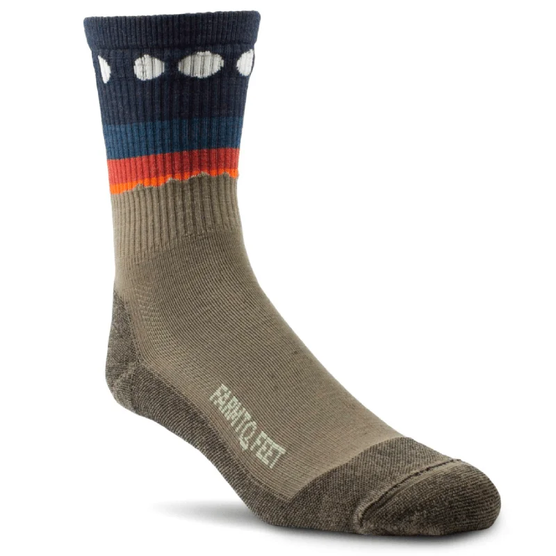 Large compression ankle socks for circulation-Farm to Feet Flagstaff Lightweight 3/4 Crew Socks