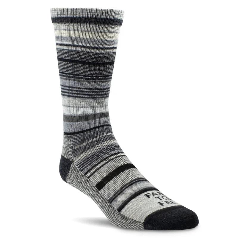 Organic cotton ankle socks for green-Farm to Feet Womens Ithaca Ultralight Crew Socks