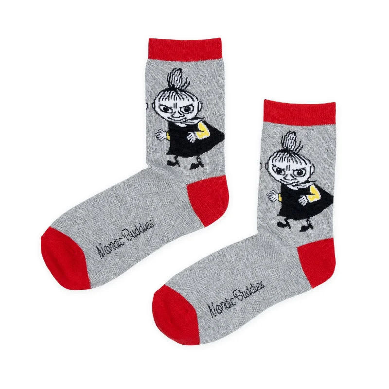 Non-skid socks for home use-Finnish Red Cross Women´s Socks - Grey