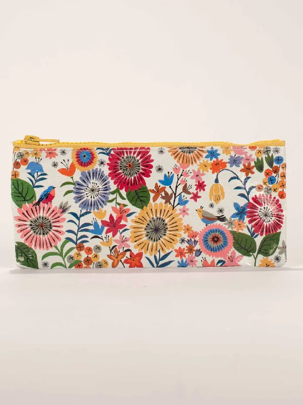 Custom knit crew socks for gift-Flower Field Pencil Case