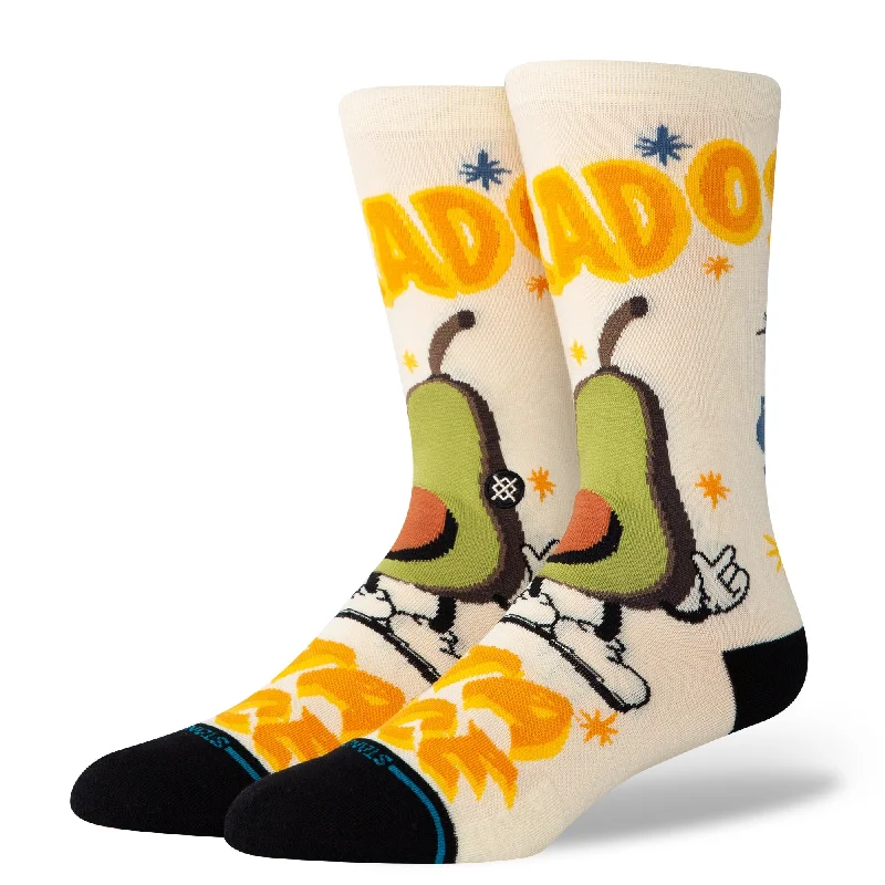 Thick outdoor socks for camping-FOOD STAND CREW SOCK