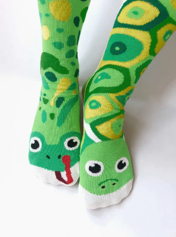 Luxury silk socks for elegance-Frog & Turtle | Adult Socks| Pals Fun Mismatched Socks